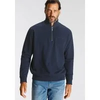 H.I.S Sweatshirt unifarben, aus dehnbarer Sweatware, mit Logostickerei