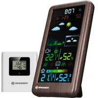 BRESSER BRESSER Funkwetterstation Neomeo V in Holzoptik Funkwetterstation