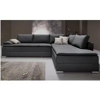 Home affaire Ecksofa Night & Day L-Form, B: 324 cm, Dauer-Schlaffunktion und Armlehne, Bettfunktion & Bettkasten, Boxspringbett 180x200 cm