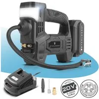 STAHLWERK Kompressor Akku Druckluftkompressor 72 Watt Leistung und 2 Ah Akku, Set, 1-tlg., Set