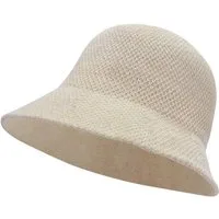 Zaewry Sonnenhut Fischerhut Anglerhut Sonnenhut Sommerhut Sonnenhut für Damen Faltbarer Strandhut,elastische Strickmütze
