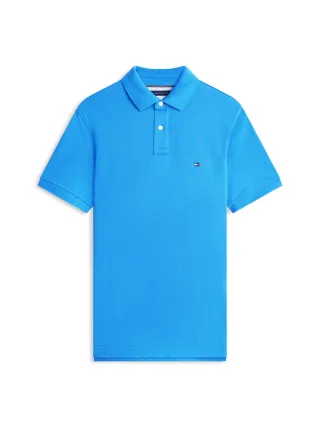 Tommy Hilfiger - Regular fit: Poloshirt blau - Gr. - M