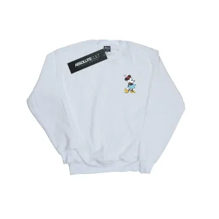 Disney - "Minnie Mouse Kick Chest" Sweatshirt für Damen (Weiß)
