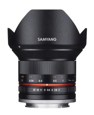 Samyang 12mm 1:2.0 NCS CS [für Fuji X] schwarz