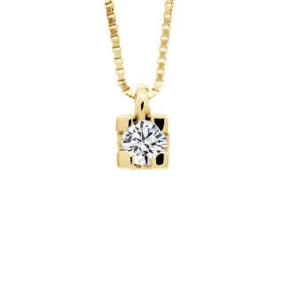 DIADEMA - Halskette mit Diamanten - venezianische Kette aus Gelbgold