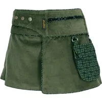 Guru-Shop Minirock Wickelrock, Cord Minirock, Cacheur, Sidebag -.. alternative Bekleidung