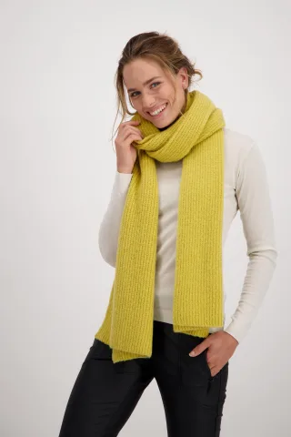 monari - Basic Strickschal in flauschiger Qualität honey - Gr. - OS