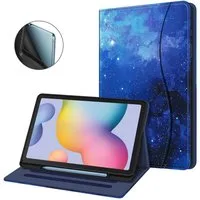 Fintie Tablet-Hülle für Samsung Galaxy Tab S6 Lite 10.4 2024/2022/2020, Soft TPU Rückseite, Schutzhülle mit S Pen Halter und Dokumentschlitze