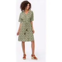 heine Etuikleid Druck-Kleid Kurzarm