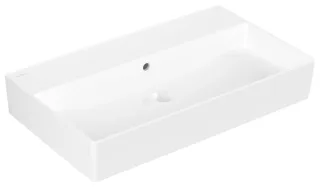 Villeroy & Boch Waschtisch Memento 2.0 800x470mm, mit Überlauf Unterseite geschliffen Weiss Alpin 4A228J01