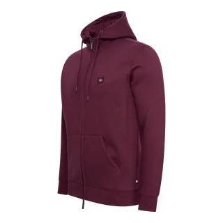 Fleece Zip Hood von Cappuccino Italia in der farbe Rot und in größe S.