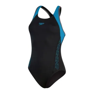 Speedo - Badeanzug für Damen (Schwarz/Blau)