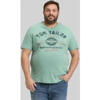 TOM TAILOR PLUS T-Shirt T-Shirt (im Einserpack) Plus Size - T-Shirt mit Logo Print