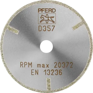 PFERD TOOLS Diamant-Trennscheibe D1A1R mit Schutzsegment für GFK/CFK - 68407103
