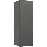 BAUKNECHT Kühlschrank Edelstahloptik KGL EVO 185 IN, 185 cm hoch, 59,5 cm breit, LessFrost, 4 Ablagen, 3 Türfächer, Edelstahloptik