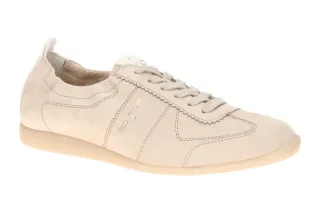 Paul Green 5522-009 Damen Beige Sneaker Nubuk Echtleder Gummisohle Swappable ...