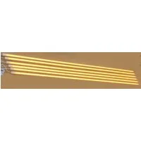 XENON LED Dekolicht 3751 LED Leuchte ALU Holz Paneele mit Rand 6x1m Netzteil Warm Weiß, Xenon / Warm Weiß