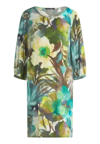 Betty Barclay - Sommerkleid Green/Brown - Gr. - 46