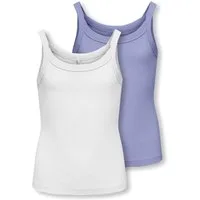 KIDS ONLY Trägertop KOGJILL LIFE S/L TOP CS JRS 2-PACK (Packung, 2-tlg) Baumwollmischung, elastisch