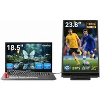blackview 18.5" FHD IPS Acebook10 Intel 16GB+512GB Windows 11 Pro Notebook (Intel N6000 Intel Core N6000, 16 GB, 512 GB SSD, Windows 11 Pro, FHD+ IPS, Silikon-Tastaturschutz (deutsche Tastatur)