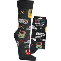 Socks 4 Fun Freizeitsocken Socks 4 Fun Motiv Gaming 2-er Bündel (2-er Bündel, 2-Paar, 2 Paar) lustiges Design