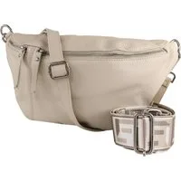 Toscanto Gürteltasche Toscanto Gürteltasche Freizeit (Gürteltasche, Gürteltasche), Damen Tasche Echtes Leder beige, Made-In Italy