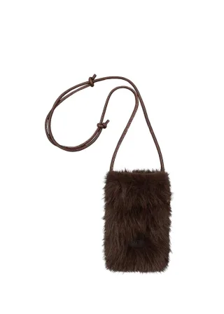 Barts - Handytasche aus Kunstfell Beige - Gr. - OS