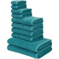 OTTO home Handtuch Set Regona, als 10 tlg Set und Serie, Premium Handtücher, 500 gr/m², Frottier (Set, 10-St), Duschtücher, Handtücher, Gästetücher, Seiftücher, 5 Jahre Garantie