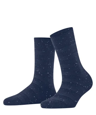 FALKE - FALKE Sparkle Stripes Damen night blue - Gr. - 36.5