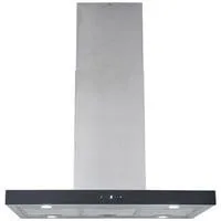 Cara (CH44199IX-21), Dunstabzugshaube edelstahl/schwarz, 90 cm