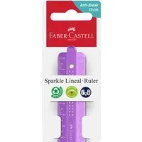 Faber-Castell Zeichenlineal Faber Castell Lineal 15 cm bruchsicher Sparkle