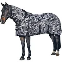 Horse Guard Pferde-Fliegendecke Insektendecke für Pferde, Zebramuster, 145 cm