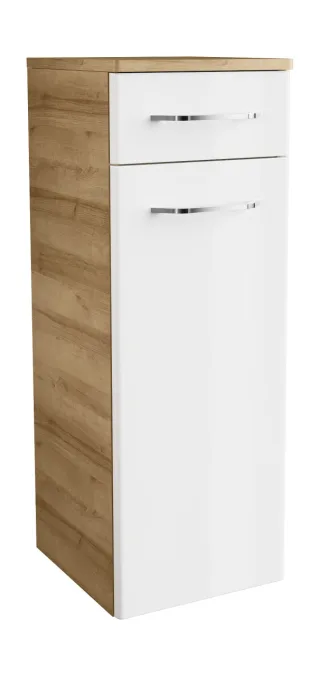 Fackelmann MILANO Midi 30,5x83x32 AsEi/Weiß,1T 1S, 84245 84245