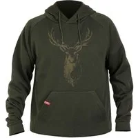 Hart Sweatshirt Hoodie mit Hirschmotiv