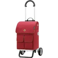 Andersen Einkaufstrolley Scala Shopper Plus Ipek Mini rot, Thermofach 34 Liter, klappbar, belastbar bis 30kg, wasserabweisend