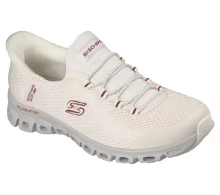 Skechers Slip-Ins Glide Step Vibey Mesh Damen Weiße Sneakers