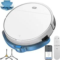 Ruzava Saugroboter Staubsauger Roboter 4500Pa/60W/120min Laufzeit 350 ml Behälter, 60 W, mit Beutel, Saugroboter mit Wischfunktion, 3000Pa/120Min, 2.5kg