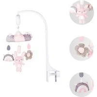 Chipolino Mobile sleeping Rabbit, Lautstärkeregelung, Melodien, Regenbogen, 360° Drehung, ab Geburt