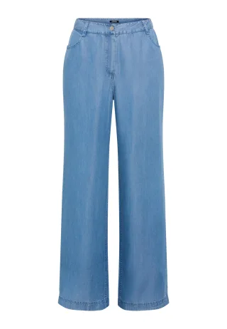 Olsen - Trousers Casual Long light denim - Gr. - 42