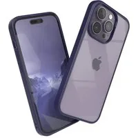 EAZY CASE Handyhülle Bumper Case für Apple iPhone 14 Pro 6,1 Zoll, Schutzhülle kratzfest Slim Cover Transparent Hybrid Handyhülle Lila