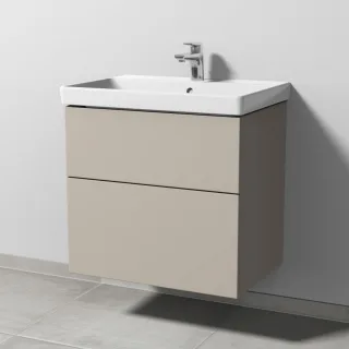 Sanipa 3way Waschtischunterbau zu Villeroy & Boch Avento Waschtisch mit 2 Auszügen, Kaschmir-Matt SP6221U