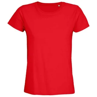 SOLS - "Pioneer" T-Shirt Baumwolle aus biologischem Anbau für Damen (Leuchtend Rot)