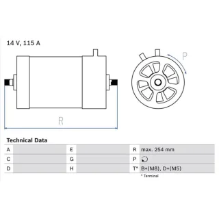 Bosch Lichtmaschine 115A Porsche 911 993