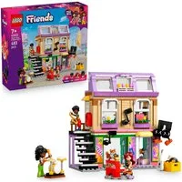 LEGO® Musikladen & Wohnung (42653), LEGO Friends Konstruktionsspielsteine, (483 St), Made in Europe