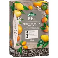 Dehner Gartendünger Bio Zitruspflanzendünger, hochwertiger NPK-Dünger, 1.5 kg, 15 Pflanzen
