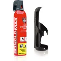 Xenotec Feuerlöschspray XENOTEC Premium Feuerlöschspray– REINOLDMAX– inkl. Wandhalterung, Dauerdruck, Löschschaum AFFF 1 %, (1-St) Auto, Wohnung, Wohnmobil, Garten, Grill