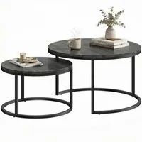MC Star Satztisch Balkonmöbel Set 3 teilig Gartenmöbel Set (mit Tisch Kissen Stahlgestell verstellbar Fußpads grau)
