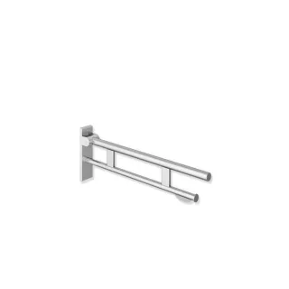 Hewi System 900 Stützklappgriff 900.50.163XA Ausladung 700 mm, Edelstahl matt geschliffen, WC-Papierhalter