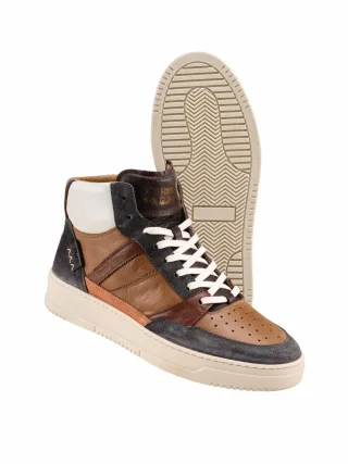 Kamo Gutsu Herren High-Top-Sneaker Campo Beige Obermaterial und Futter: Kalbleder