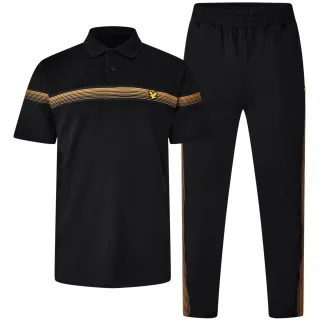Lyle & Scott - Trainingsanzug-Set für Herren (2er-Pack) (Samtschwarz)